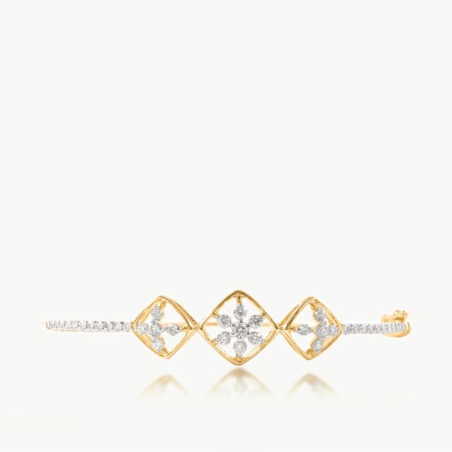 Trinity Bloom Diamond Bracelet