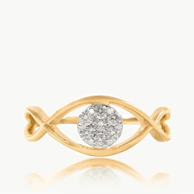 Oval Aura Diamond Ring
