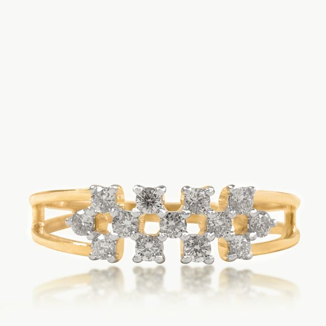 Twilight Spark Diamond Ring