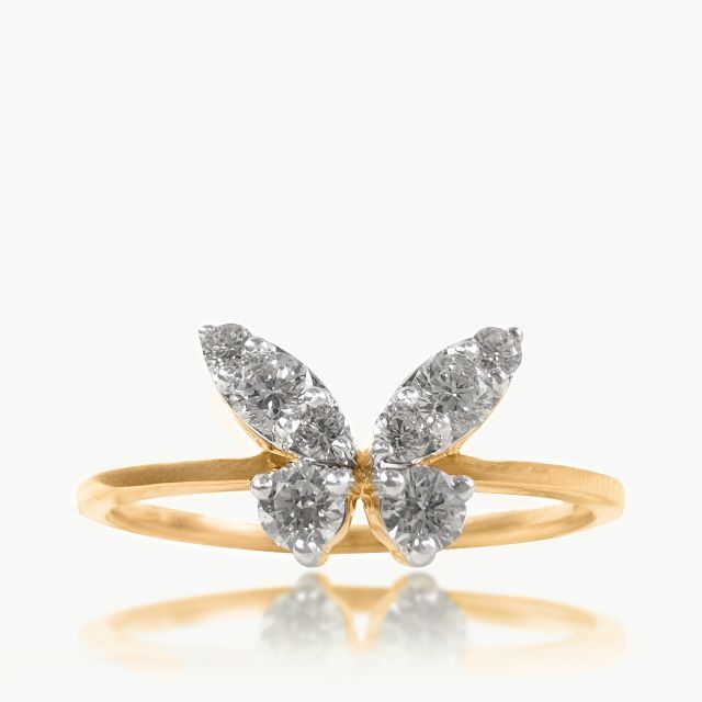 Little Butterfly Diamond Ring