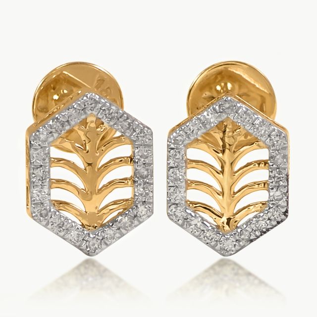 HEX diamond earring for Women