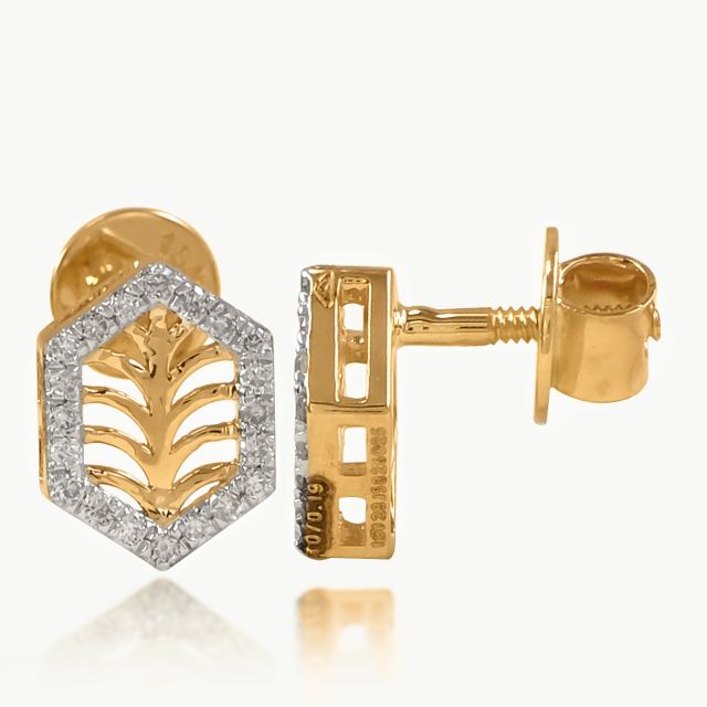 HEX diamond earring for Women