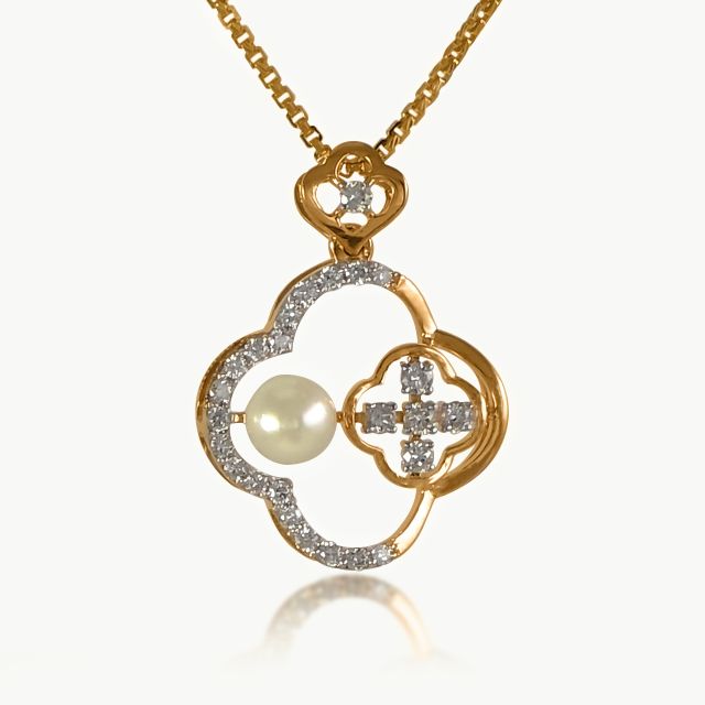 CLOUD DIAMOND OFFICE WEAR PENDANT