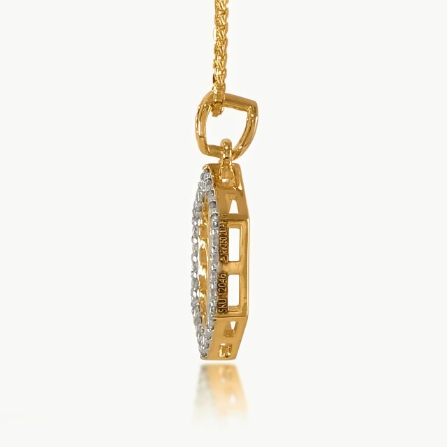 HEX Diamond design pendant