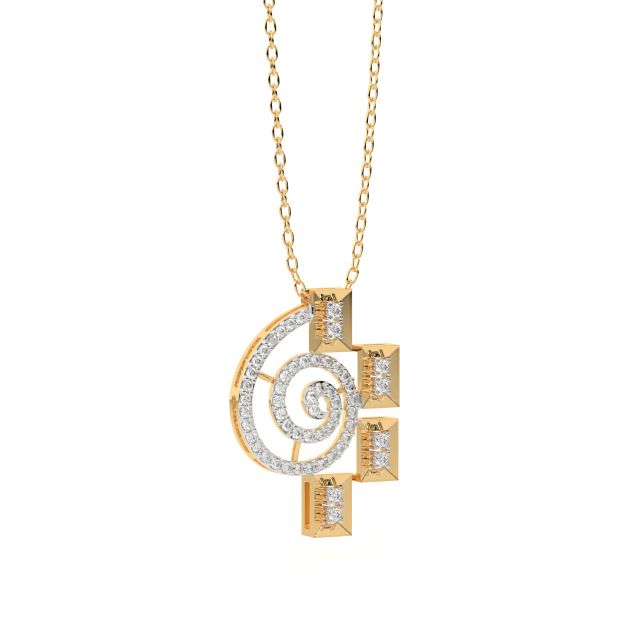 Kirby Round Diamond Pendant