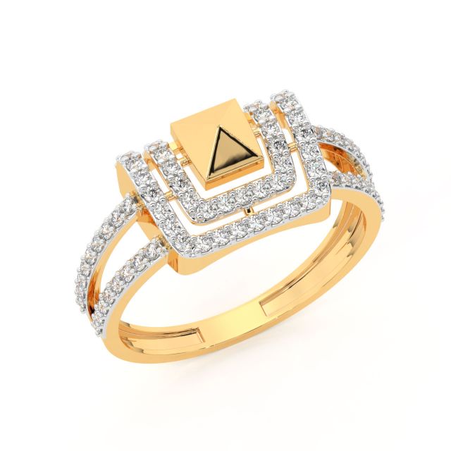 Daria Round Diamond Engagement Ring