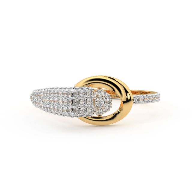 Gaspar Round Diamond Engagement Ring
