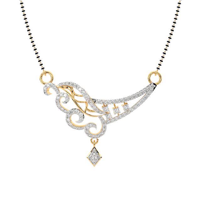 Stylish Mangalsutra Design In Gold