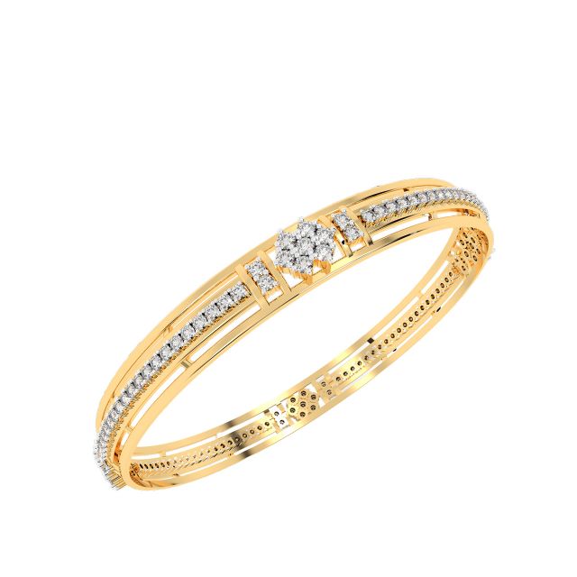 Stylish Diamond Bangle For Her