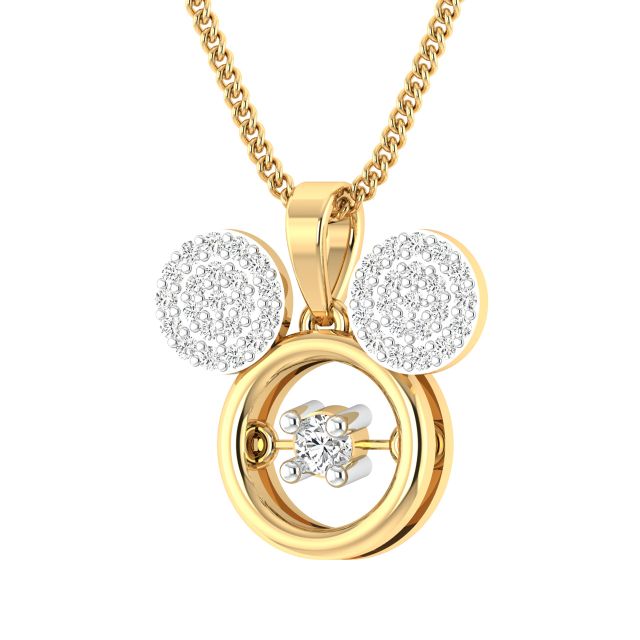 Dancing Mickey Mouse Pendant