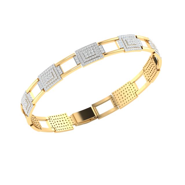 Golden Centre of Attraction Bracelet for Him