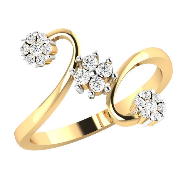 Suki Round Diamond Engagement Ring