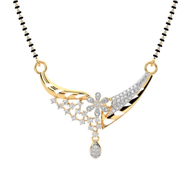 Laverne Diamond Mangalsutra With Chain