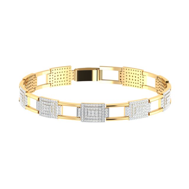 Golden Centre of Attraction Bracelet for Him
