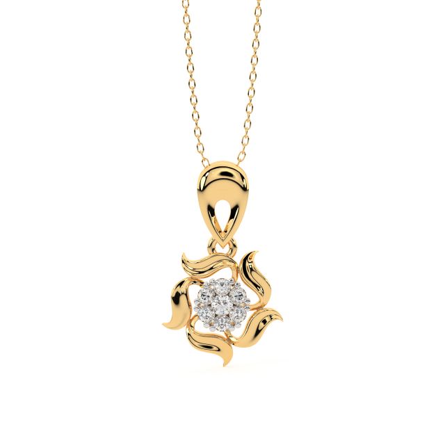 Designer Diamond Pendant Set