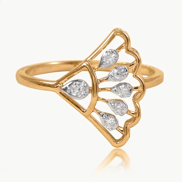Spread Wing Diamond Ring