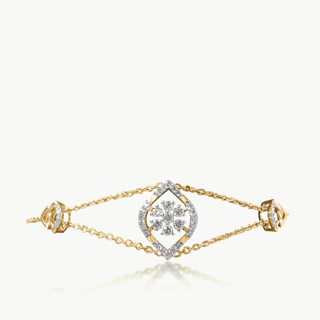Tranquil Bloom Diamond Bracelet