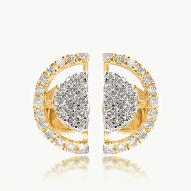 Morning Glory Diamond Studs