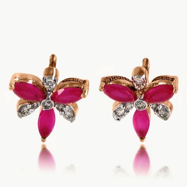 Pabiola Design Diamond Stud Earrings
