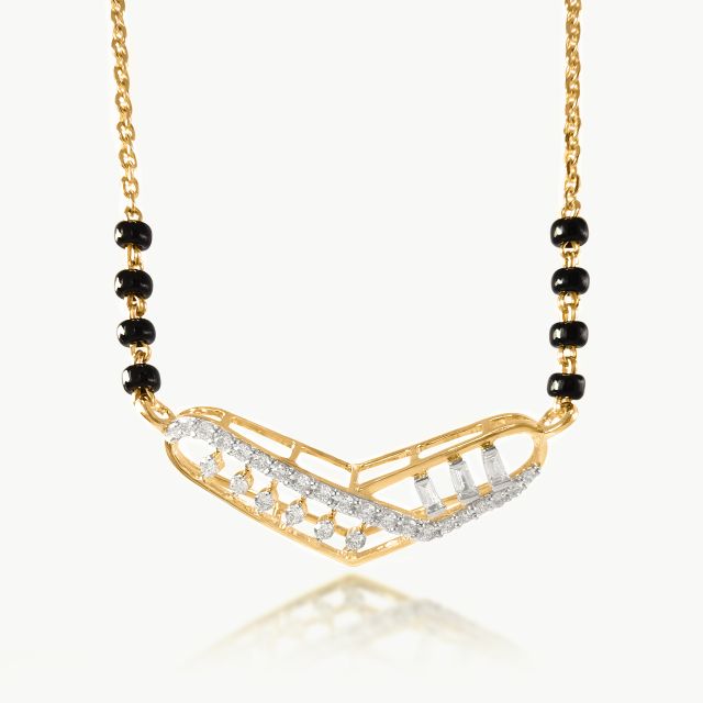 Gange's Diamond  Mangalsutra with Chain