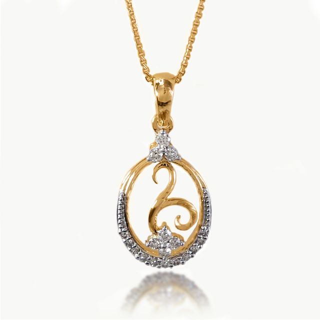 Vera Round Diamond Pendant