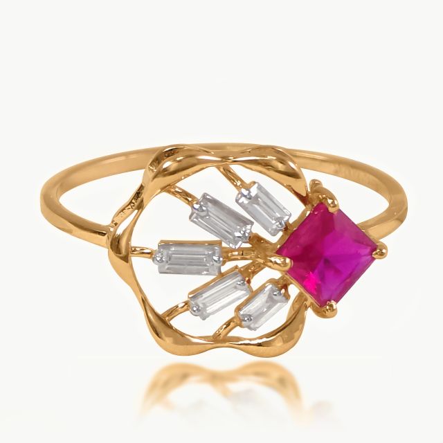Rosetta Luxe Diamond Ring
