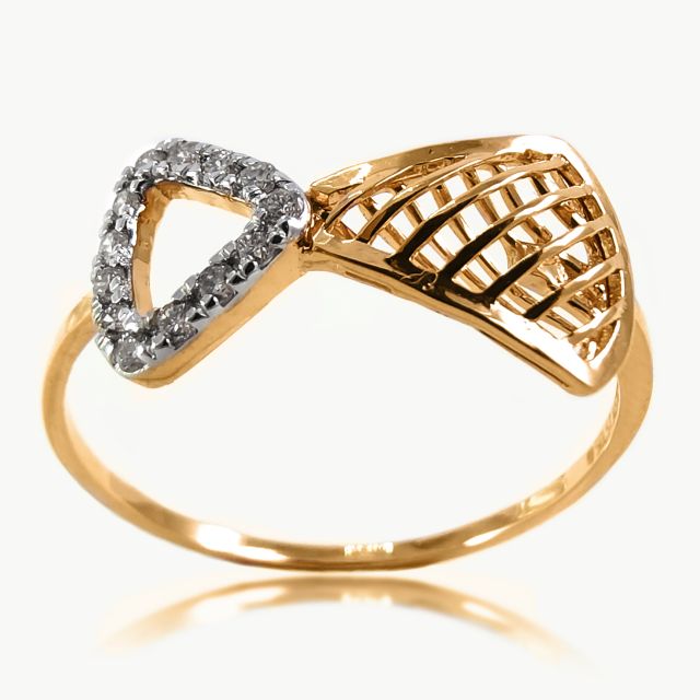 Shea Triangle Infinity Design Diamond Ring For Her