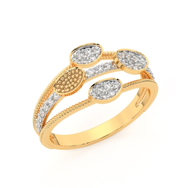 The Sharp N Chic Diamond Ring
