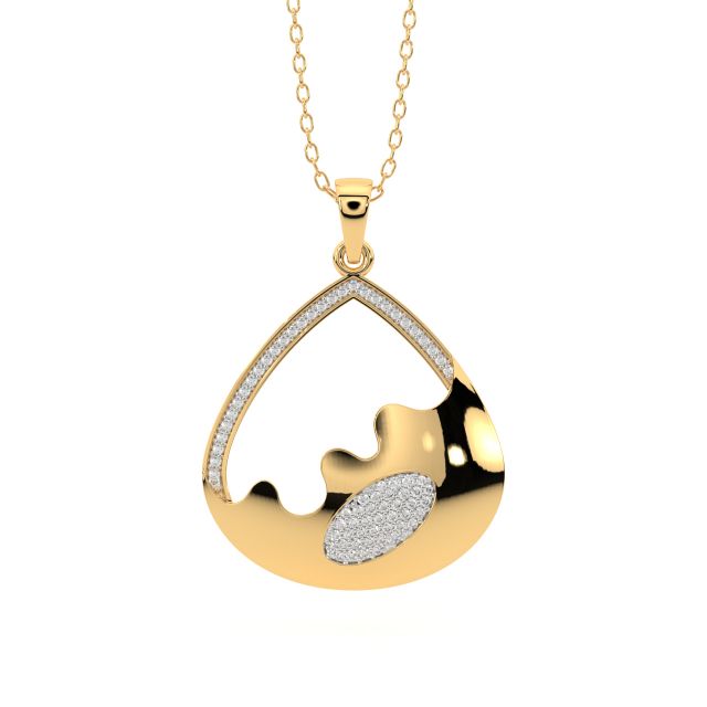The Modern Revival Diamond Pendant