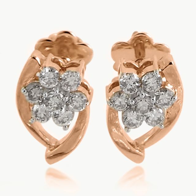 Ihita  Designer Diamond Stud Earrings