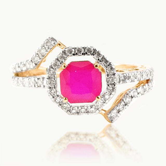Redstar Round Diamond Rings