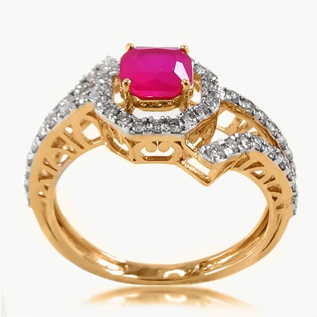 Redstar Round Diamond Rings