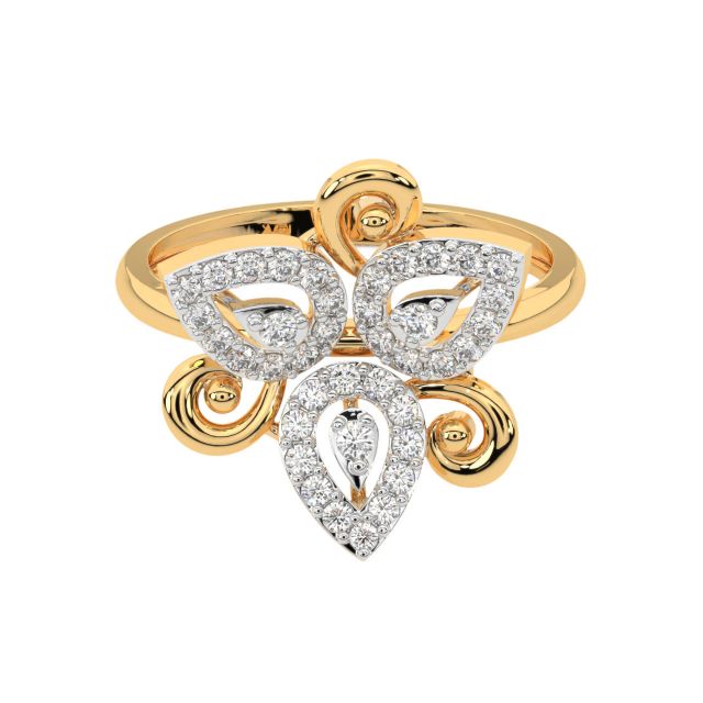 Warren Round Diamond Engagement Ring