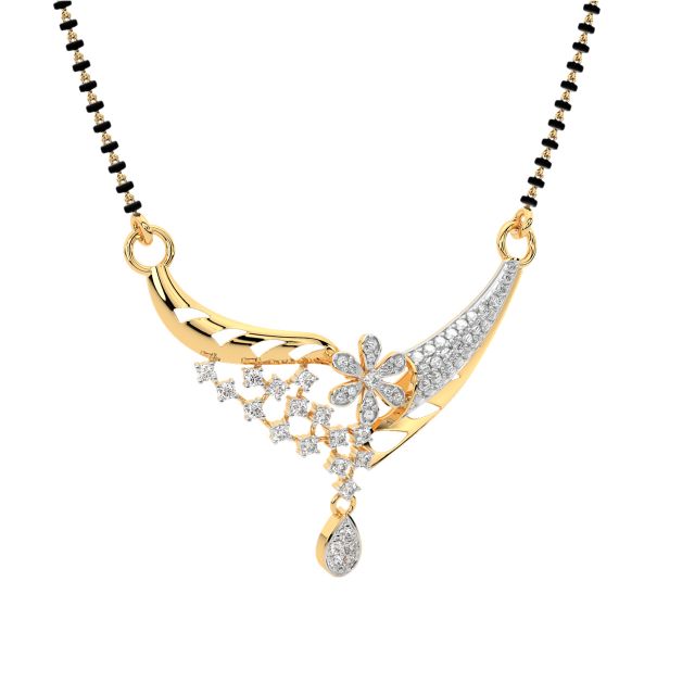 Laverne Diamond Mangalsutra With Chain