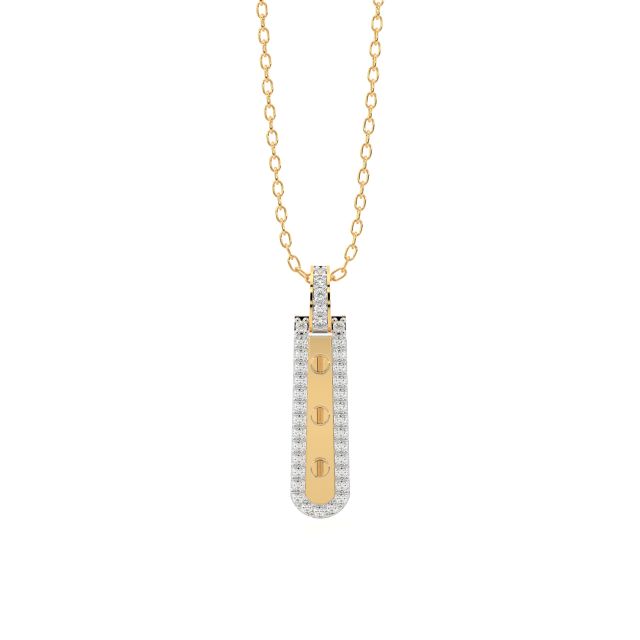 Milky Bar Diamond Pendant