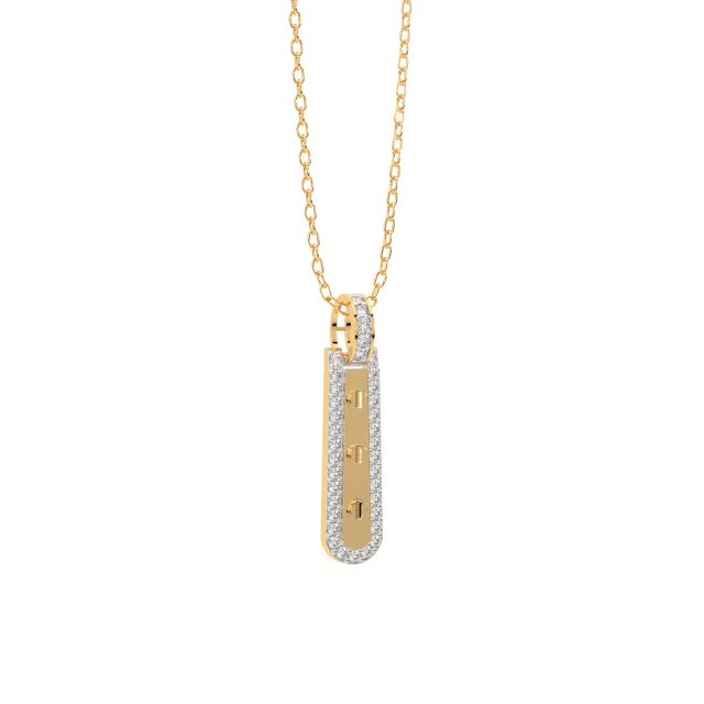 Milky Bar Diamond Pendant