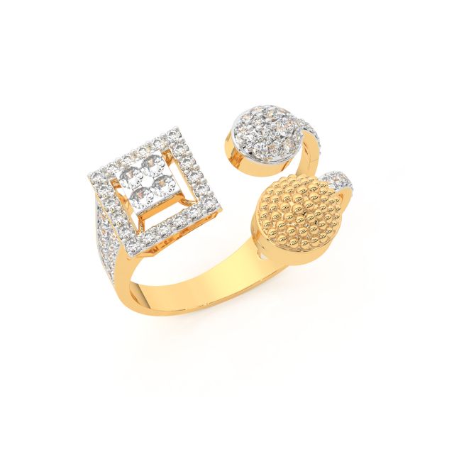 To be Square Diamond Engagement Ring