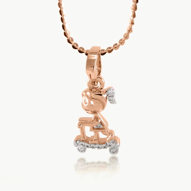 Sakhi Diamond Pendant For Kids