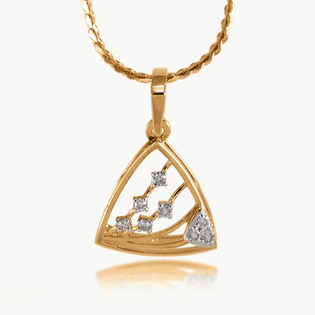 Qaaim Round Diamond Pendant