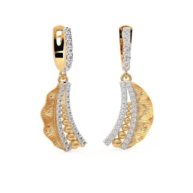 Moon Lace It Up Diamond Earrings