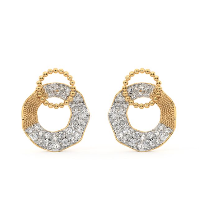 Union Intersect Diamond Earrings