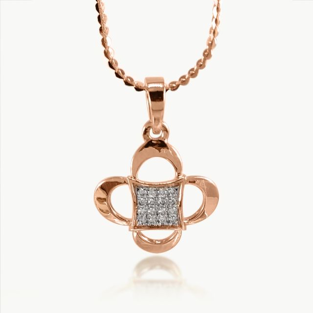 Revati Round Diamond Pendant