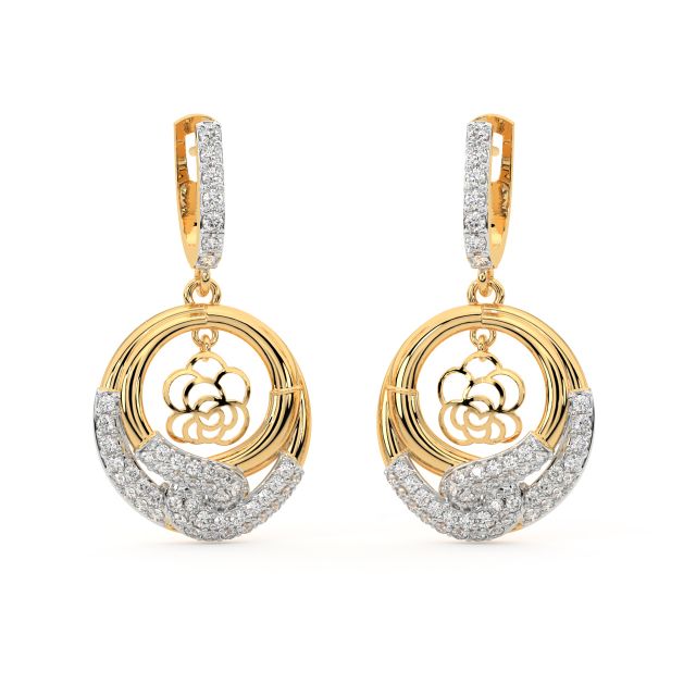 Eternity Blossoms Diamond Earrings