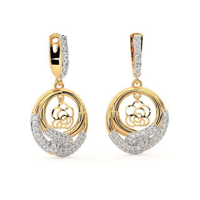 Eternity Blossoms Diamond Earrings