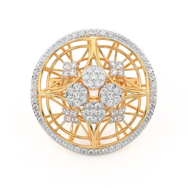 The Galaxy Diamond Engagement Ring