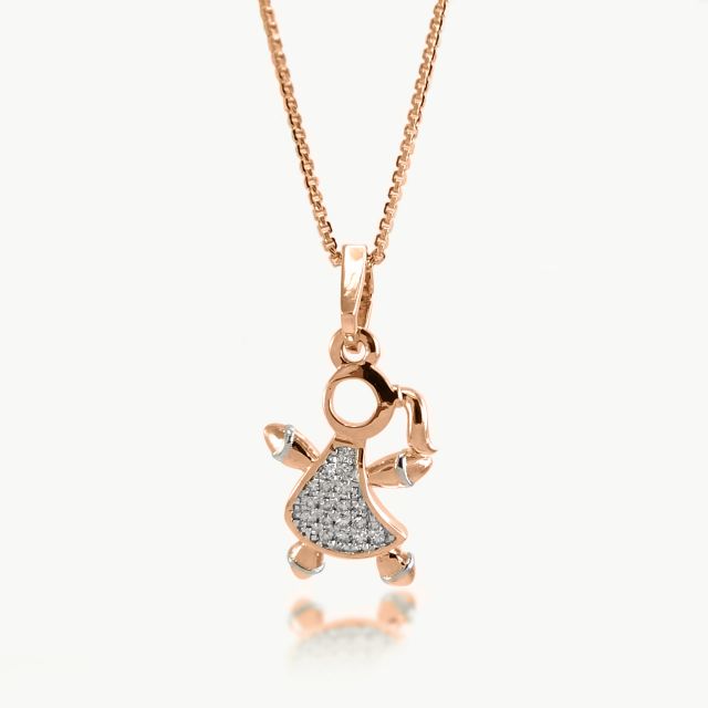 Uditi Diamond Pendant For Kids