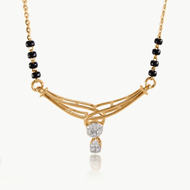 Jiya Design Diamond Mangalsutra