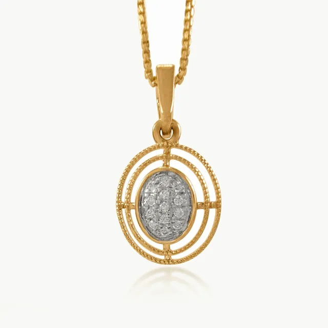 Eternal Halo Diamond Pendant