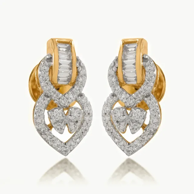 Hiahh Design diamond Earrings