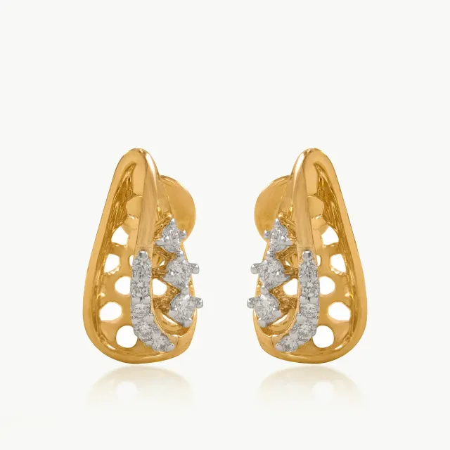 Honeycomb Gleam Diamond Studs